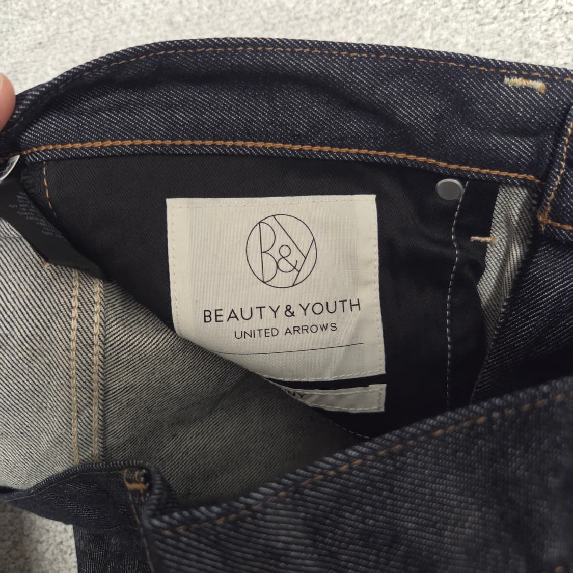 일본제 United Arrows 뷰티앤유스 데님 팬츠 34-35 상품이미지4