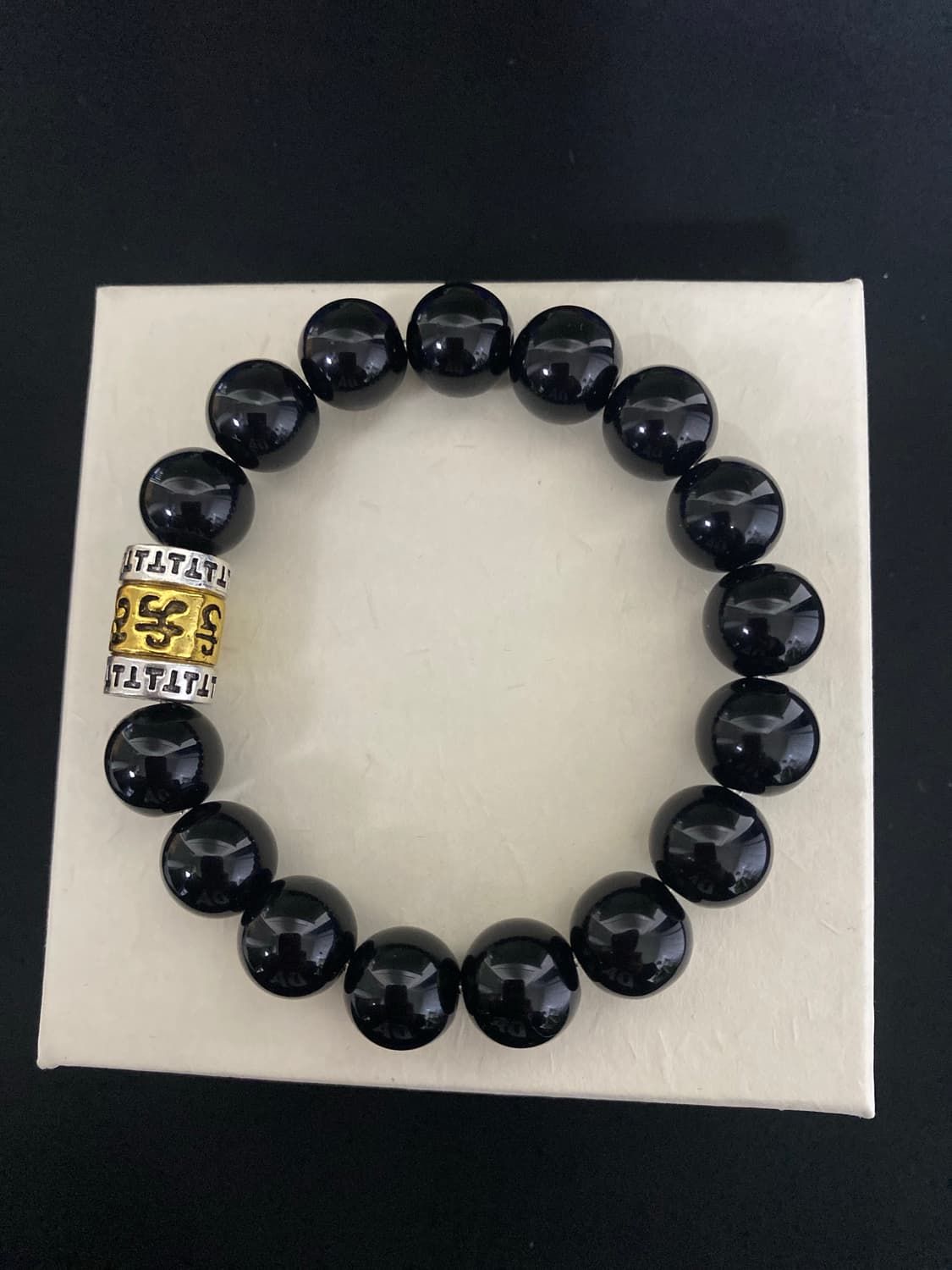 12mm 오닉스 팔찌 상품이미지1