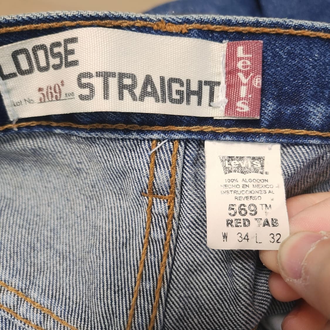 [34] 리바이스 USA 569 루즈핏 청바지 데님팬츠 상품이미지4