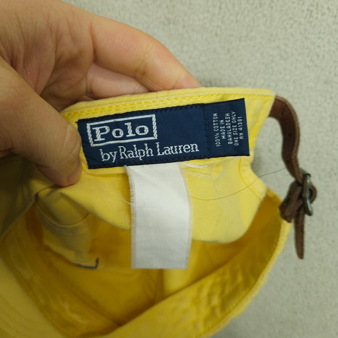 폴로 랄프 로렌 레더 스트랩 볼캡 상품이미지6