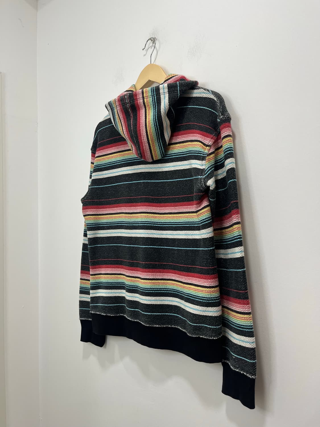 일본 빈티지 에스닉 히피 무지개떡 후드집업 상품이미지7