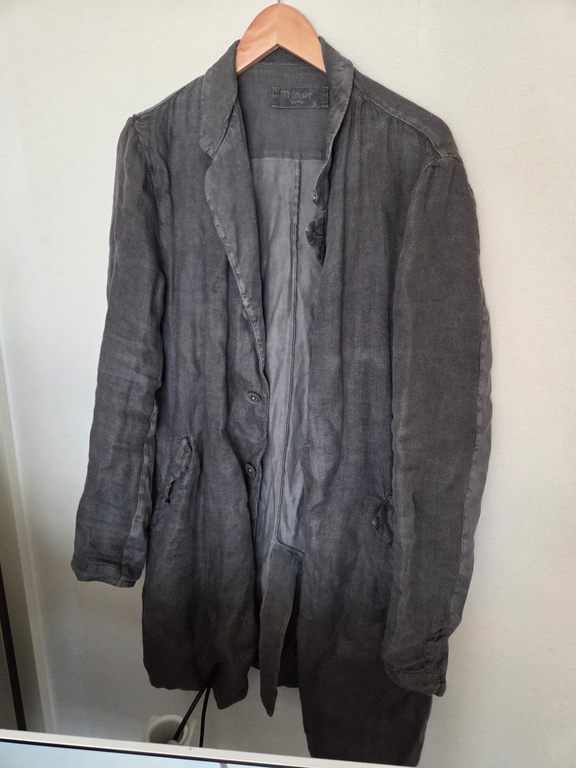 트랜짓 린넨 코트 m 상품이미지1