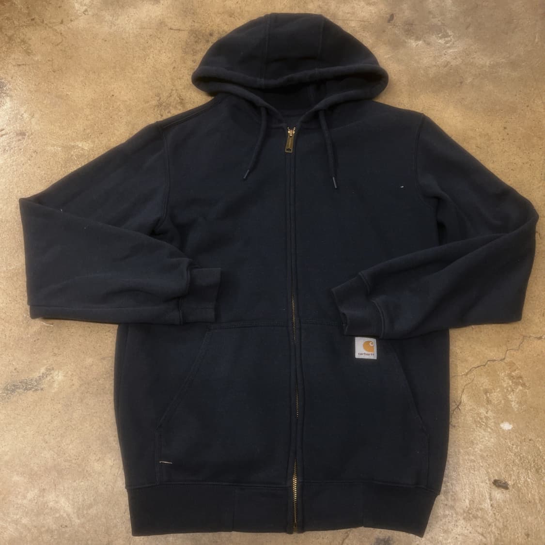 칼하트 블랙 후드집업 상품이미지2