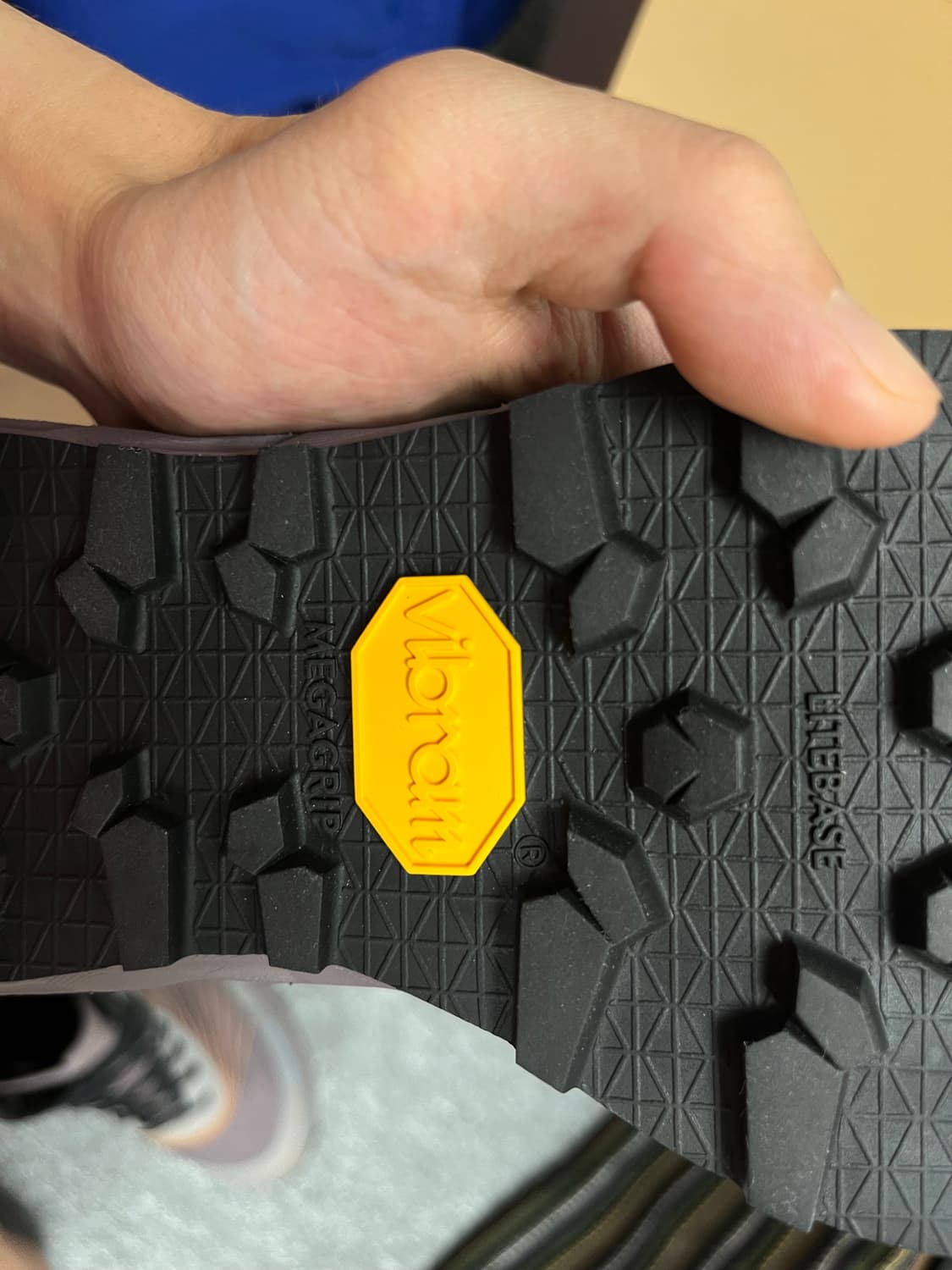 NNORMAL (노말) 토미르 부츠 퍼플 오렌지 새상품 245 트레일러닝 상품이미지2