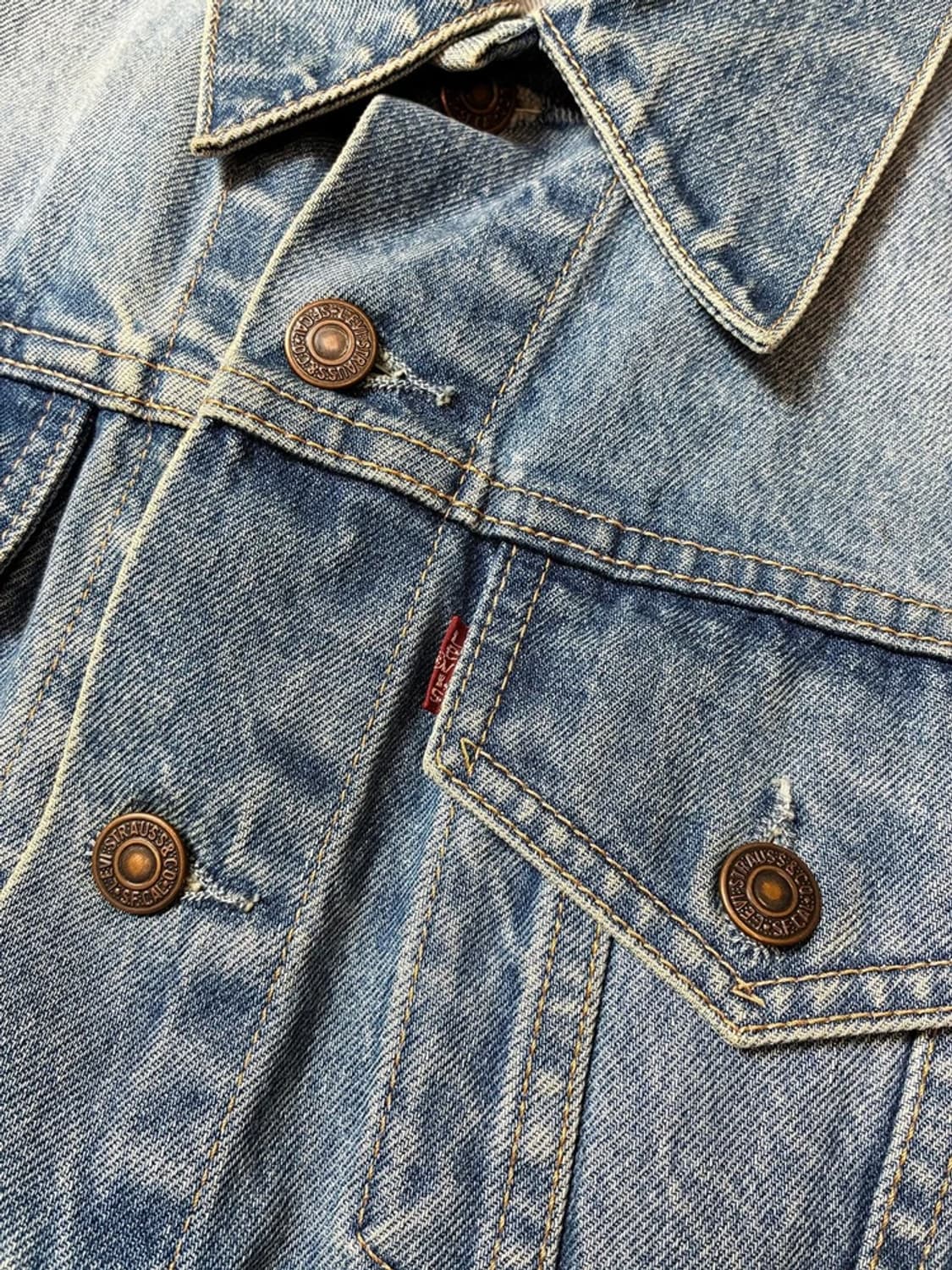 리바이스 00's 레드탭 인디고 숏 데님 트러커 자켓 PN9187 상품이미지3