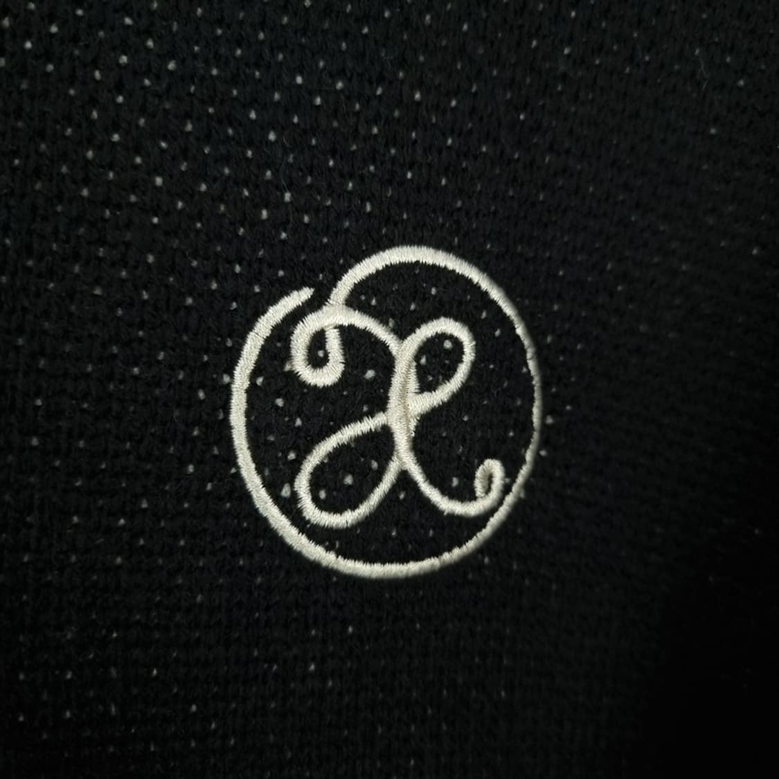 [엑스톤즈] 오버사이즈 니트 바시티 집업 가디건 블랙 M18698 상품이미지6