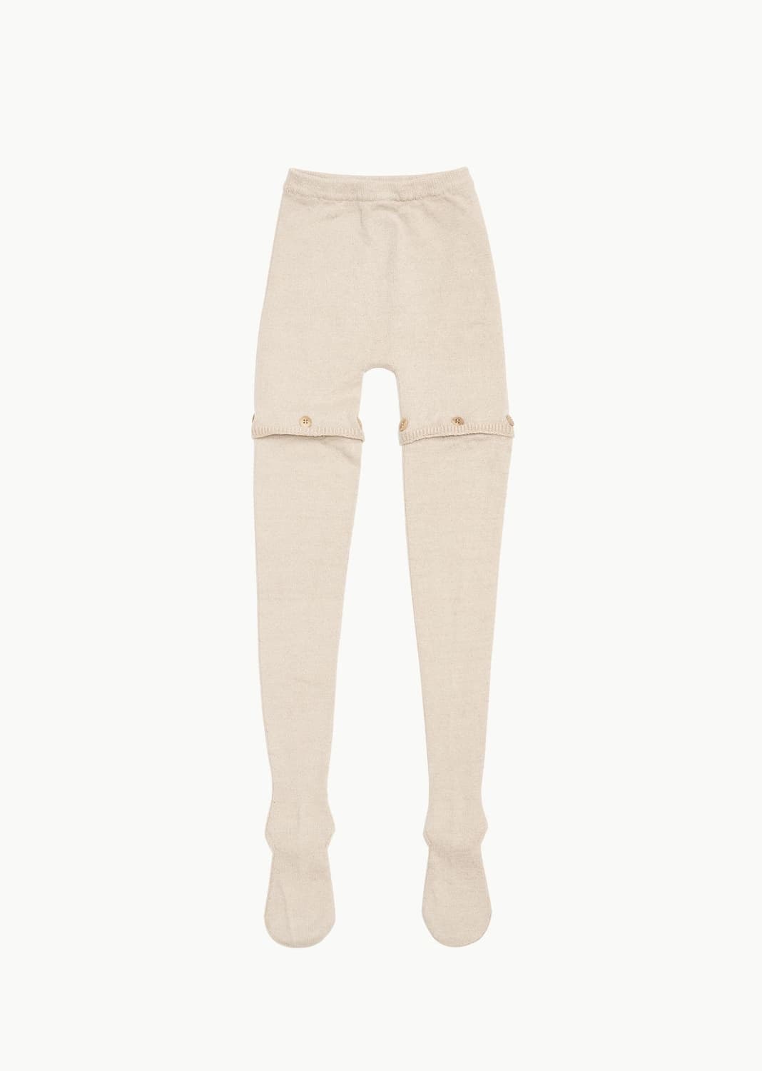 베이스레인지25fw Button Tights, Lata Beige 레깅스 상품이미지6