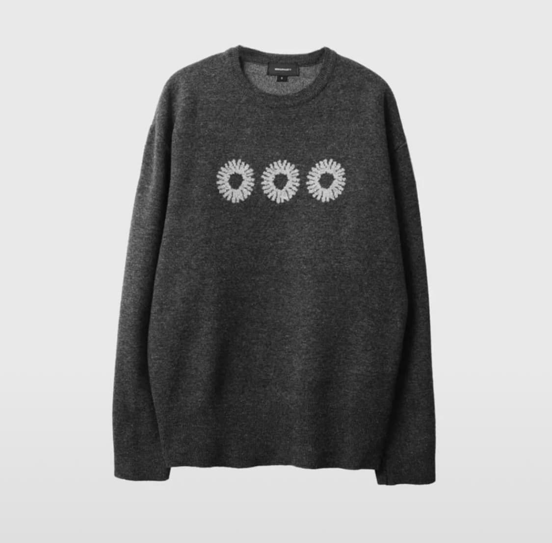 999휴머니티 니트 다크그레이 상품이미지1