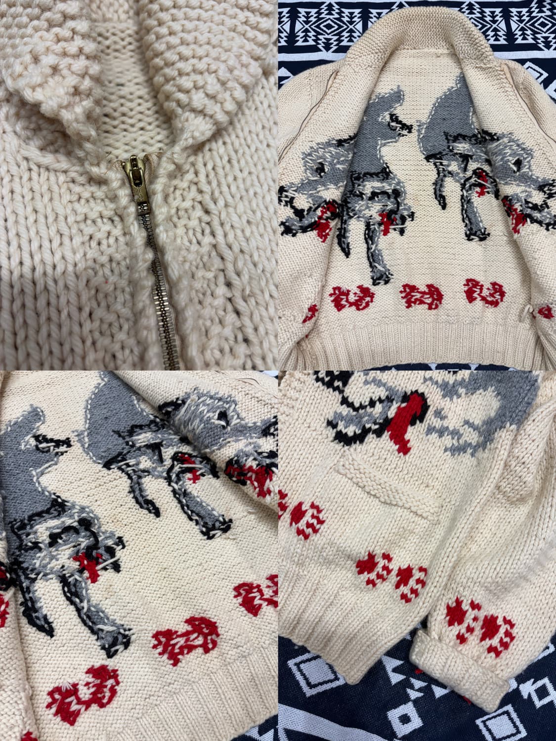 1950‘s Wolf Cowichan 늑대 코위찬 XXL 상품이미지7