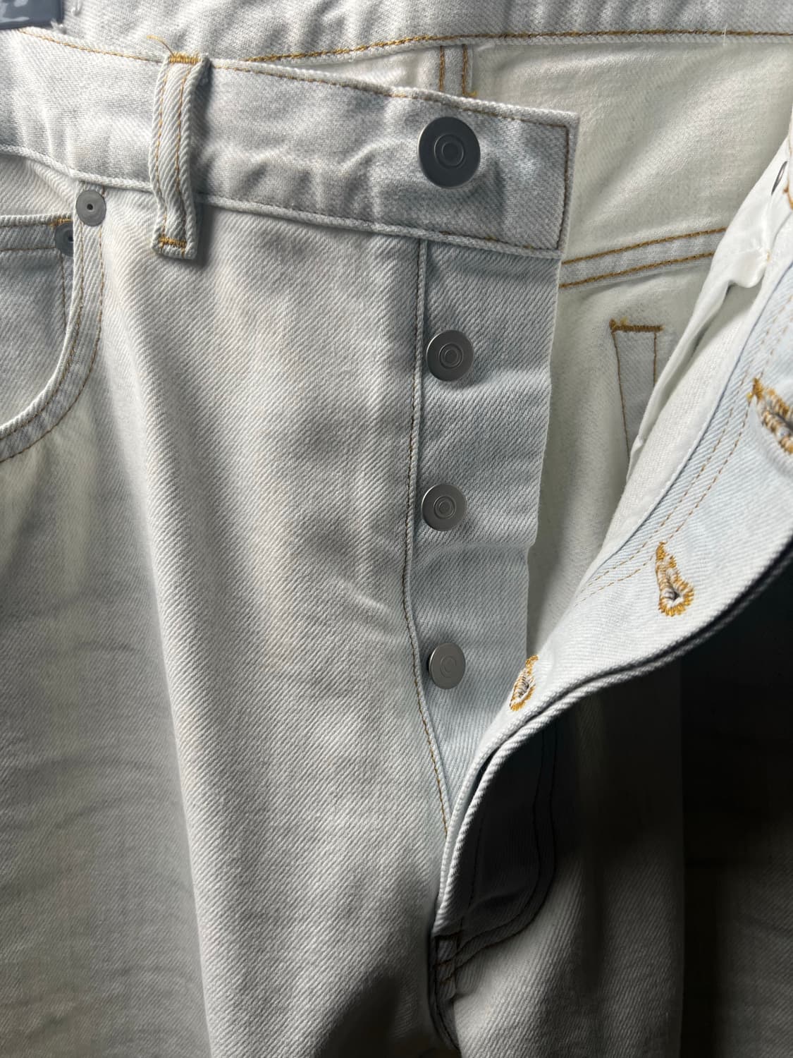 메종 마르지엘라 화이트 데님 33 새상품 상품이미지4