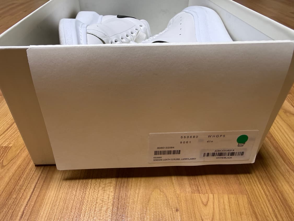 알렉산더맥퀸 오버솔 흰/검 41size 상품이미지9