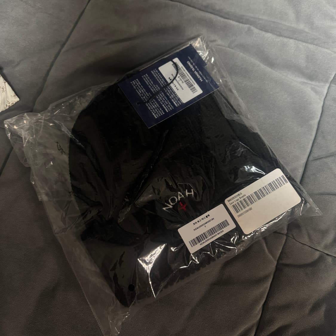 노아 NOAH 코어 로고 비니 블랙 상품이미지1