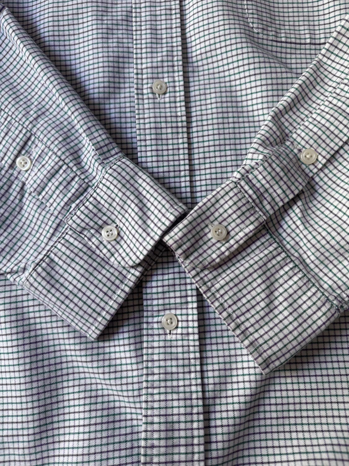 [2XL]90s 폴로 랄프로렌 Big Shirt 그래프체크 옥스포드 셔츠 상품이미지4