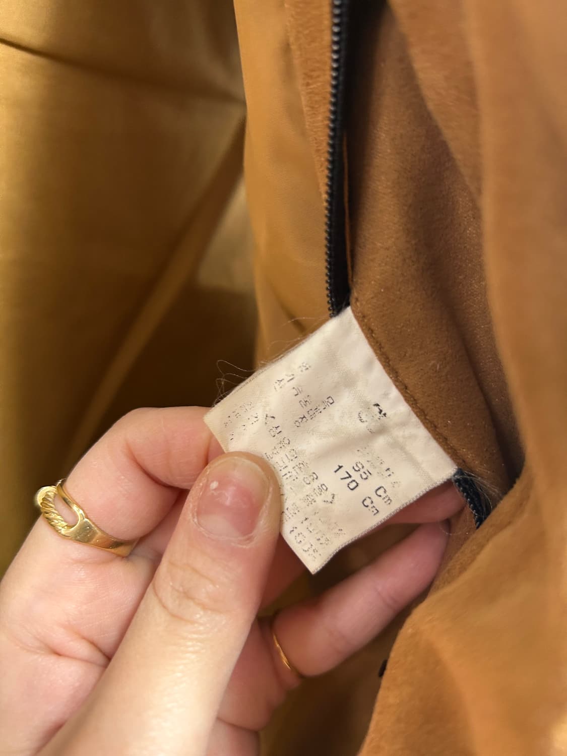 갤럭시 남성 스웨이드 베스트 조끼 M 상품이미지3