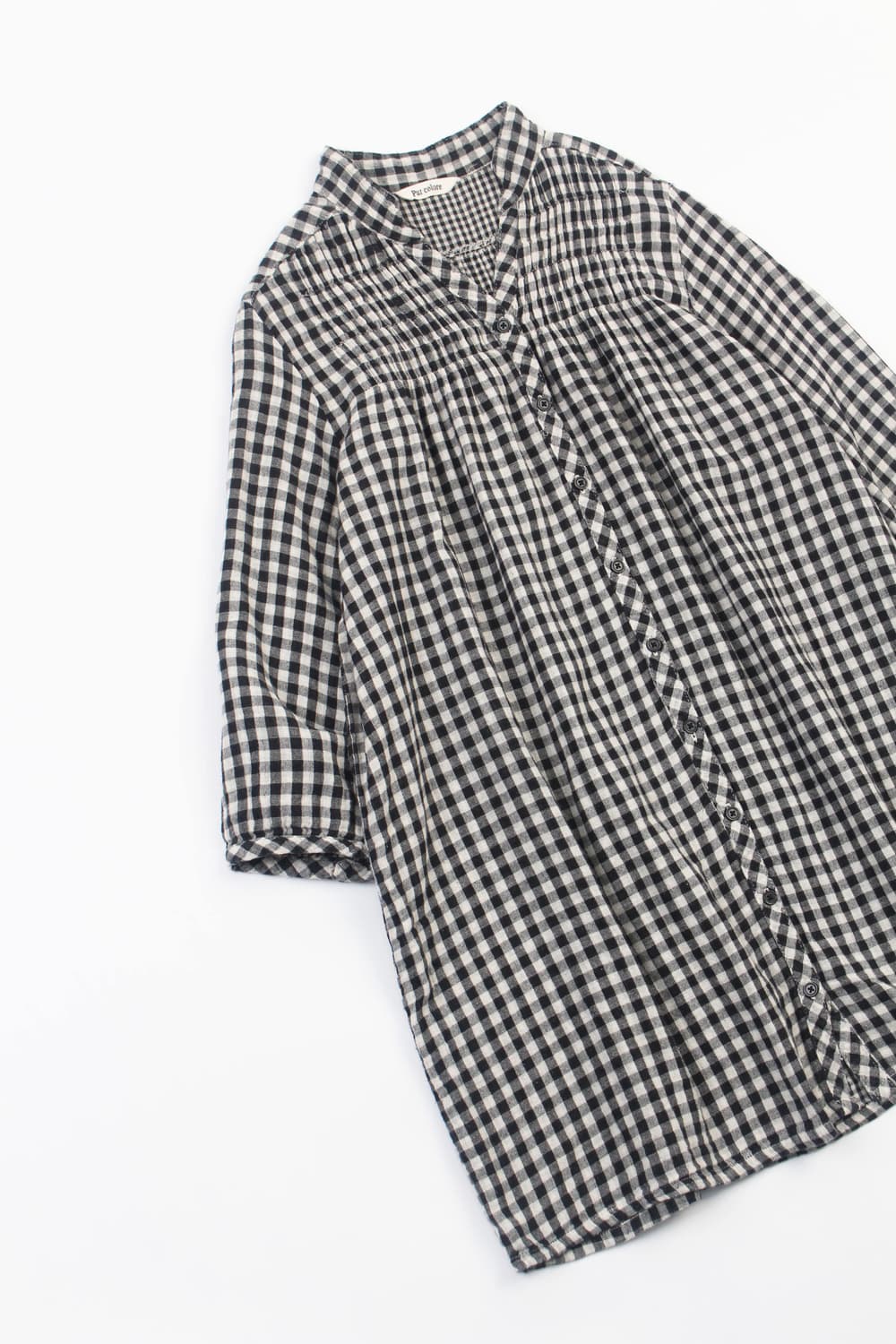 PUR COLORE Gingham Check One Piece  상품이미지2
