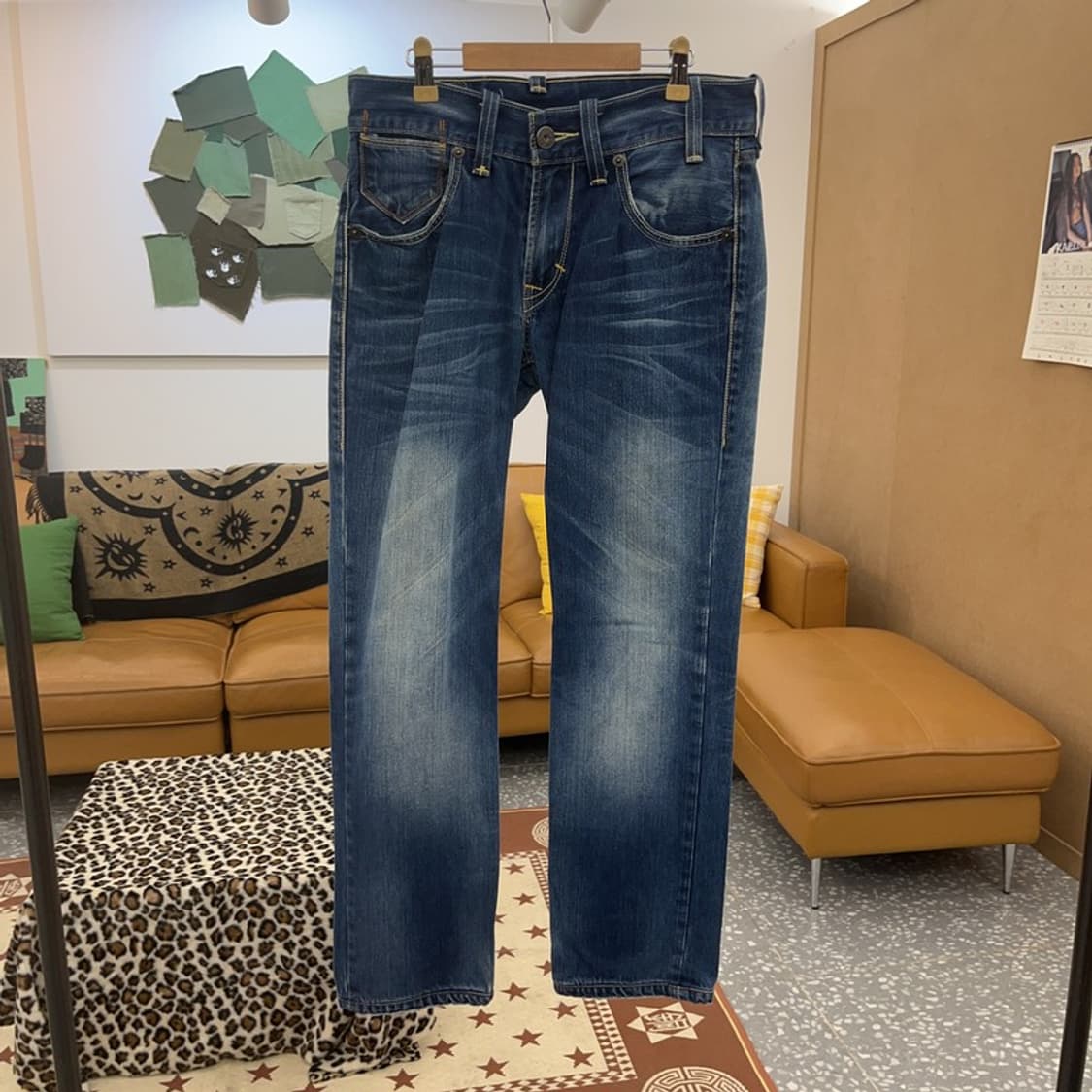 리바이스 504 빈티지 00's 워싱 데님 청바지 30인치 C09442 상품이미지3