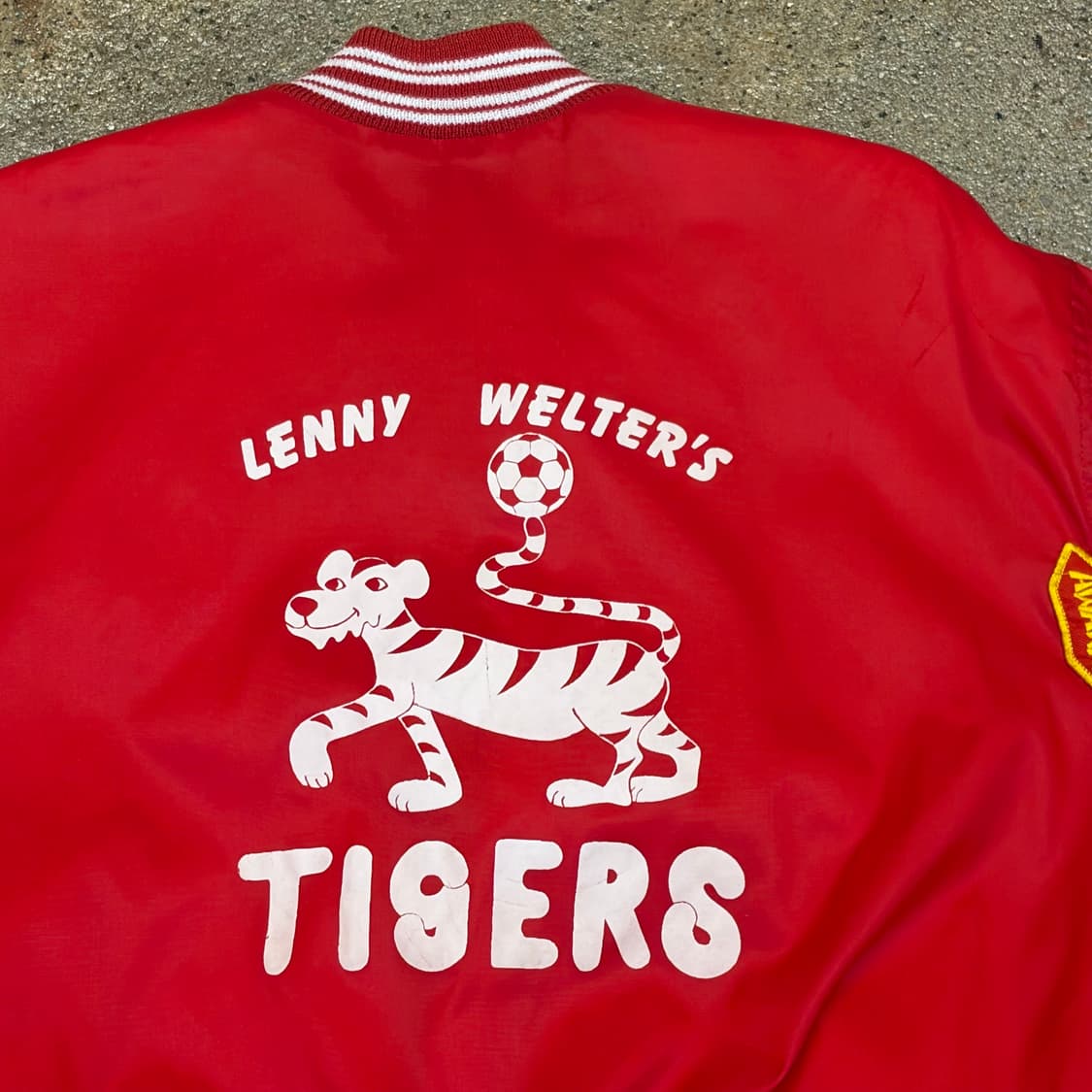 레어 90s 미국 빈티지 타이거 블루종 자켓 상품이미지2