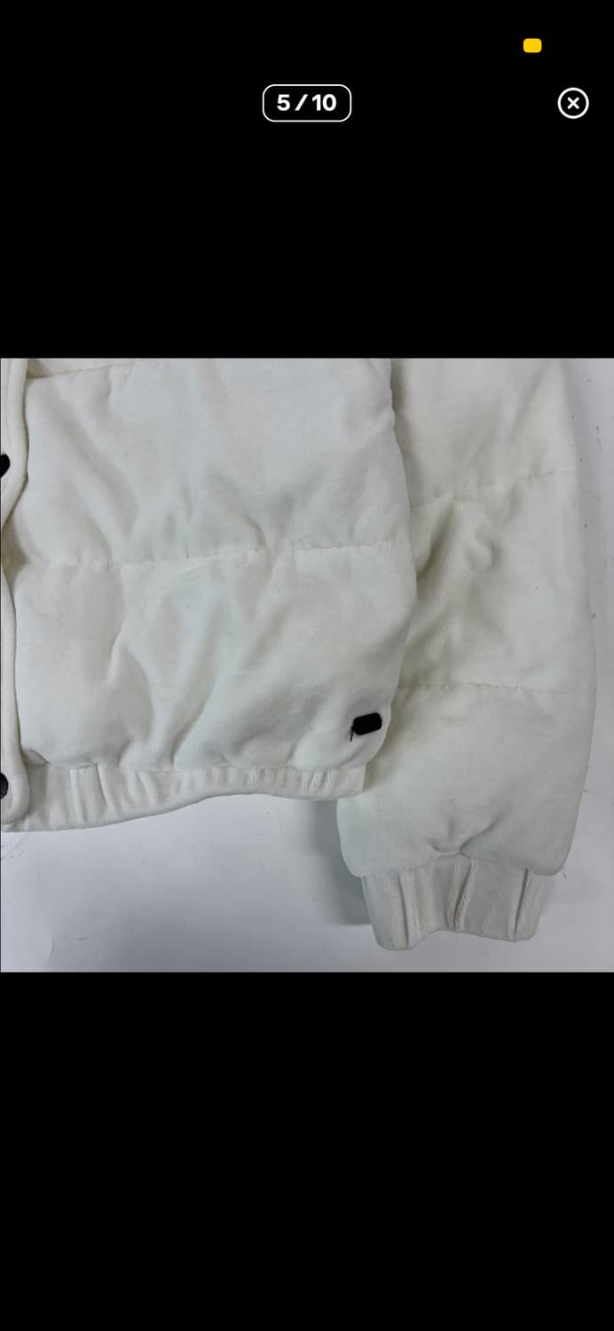 DKNY 벨벳 패딩 (화이트 s) 상품이미지5