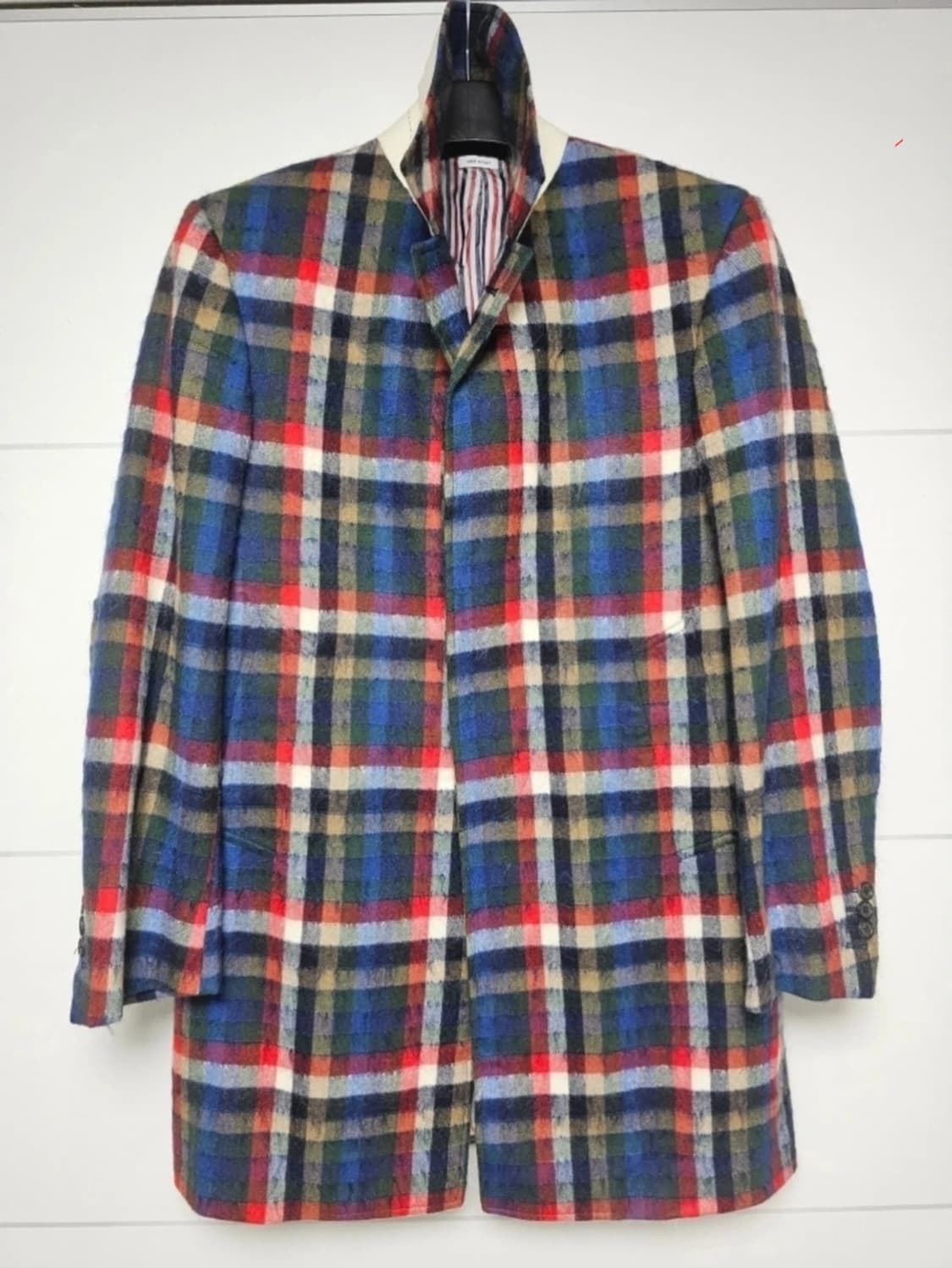 톰브라운 플래드 타탄 체크 코트(0/100슬림/정품) 상품이미지1