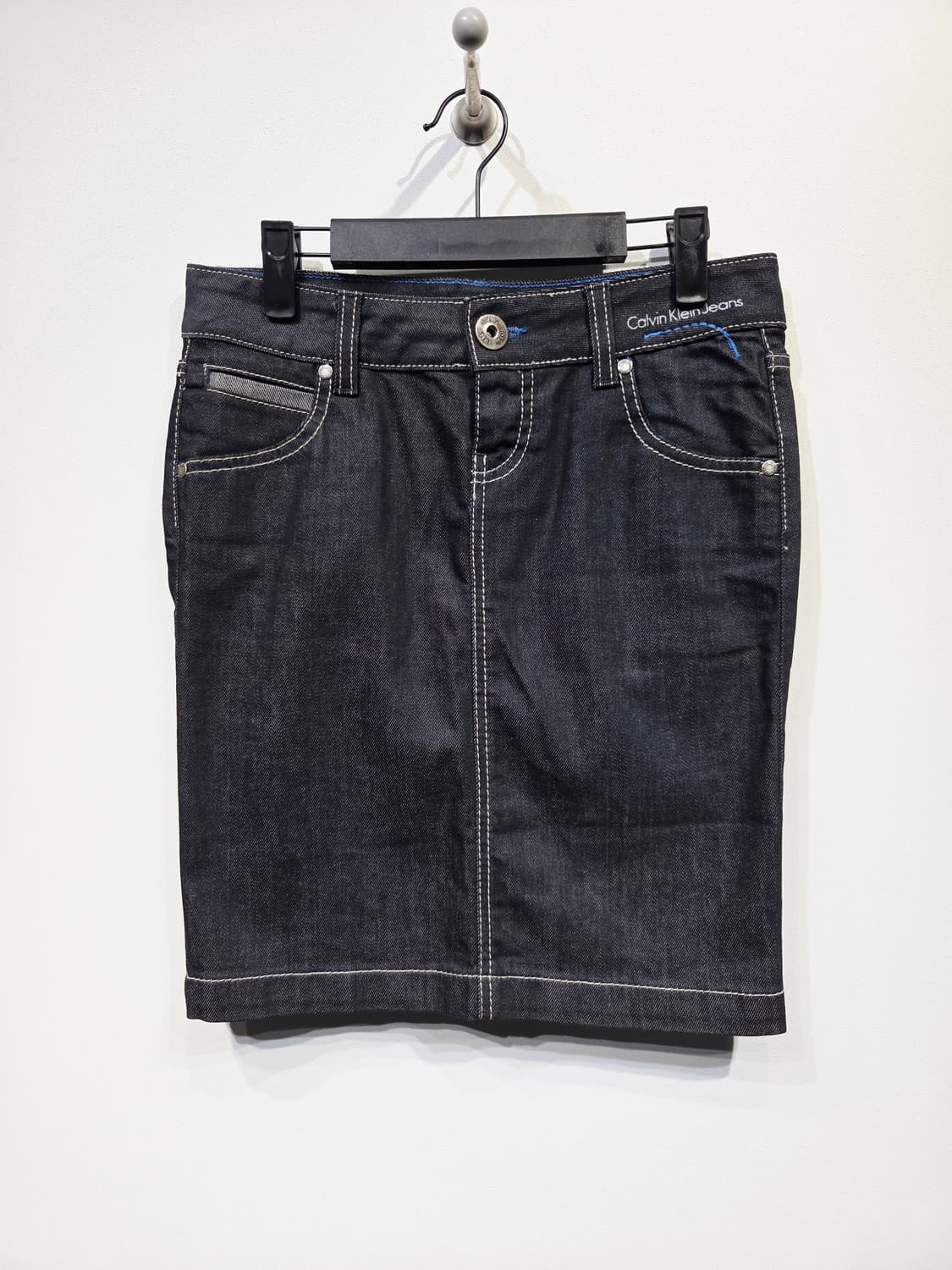 캘빈클라인진 스티치 포인트 데님 스커트 상품이미지2