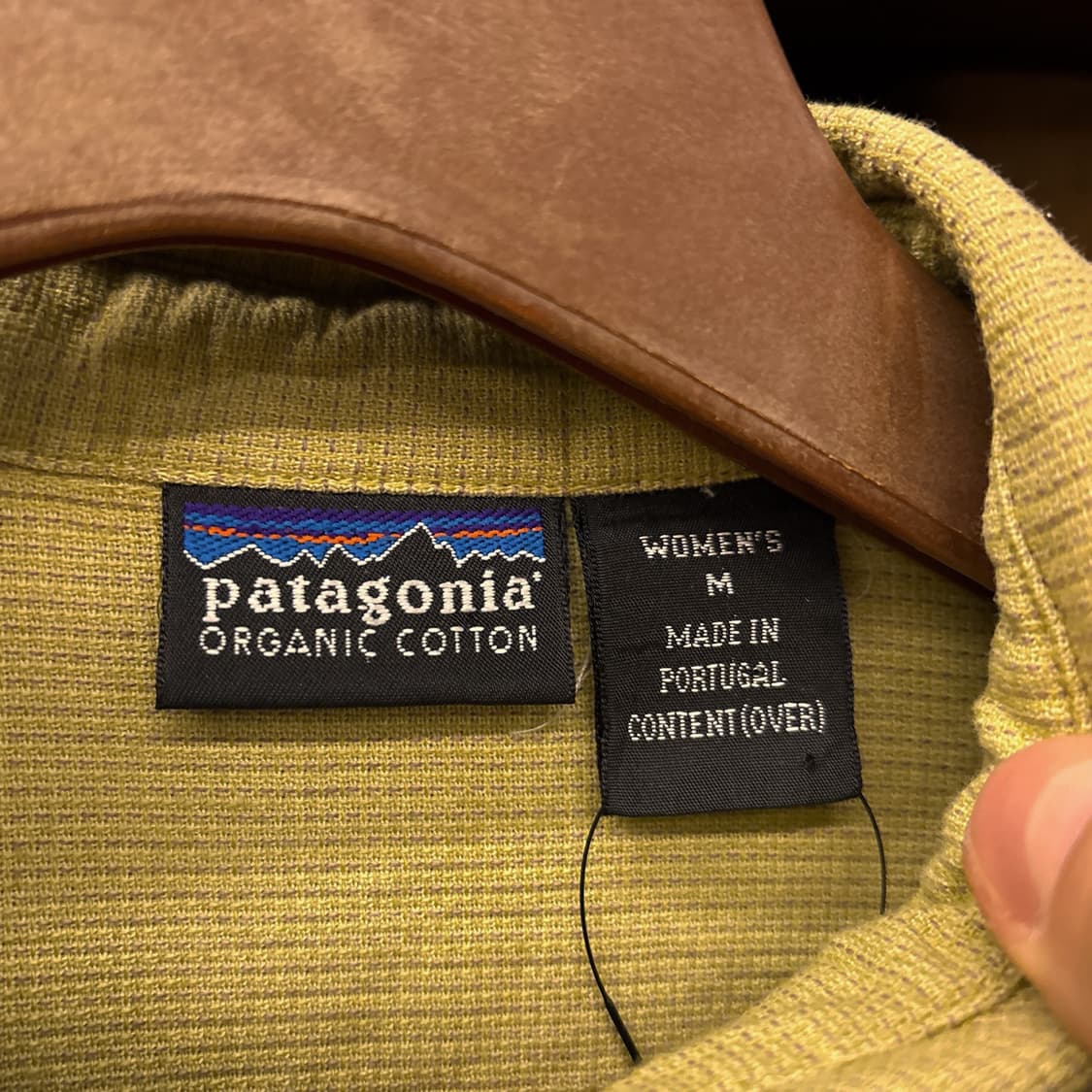 90s 파타고니아 오가닉코튼 투톤 컬러 자카드 코튼셔츠 N1017 상품이미지7