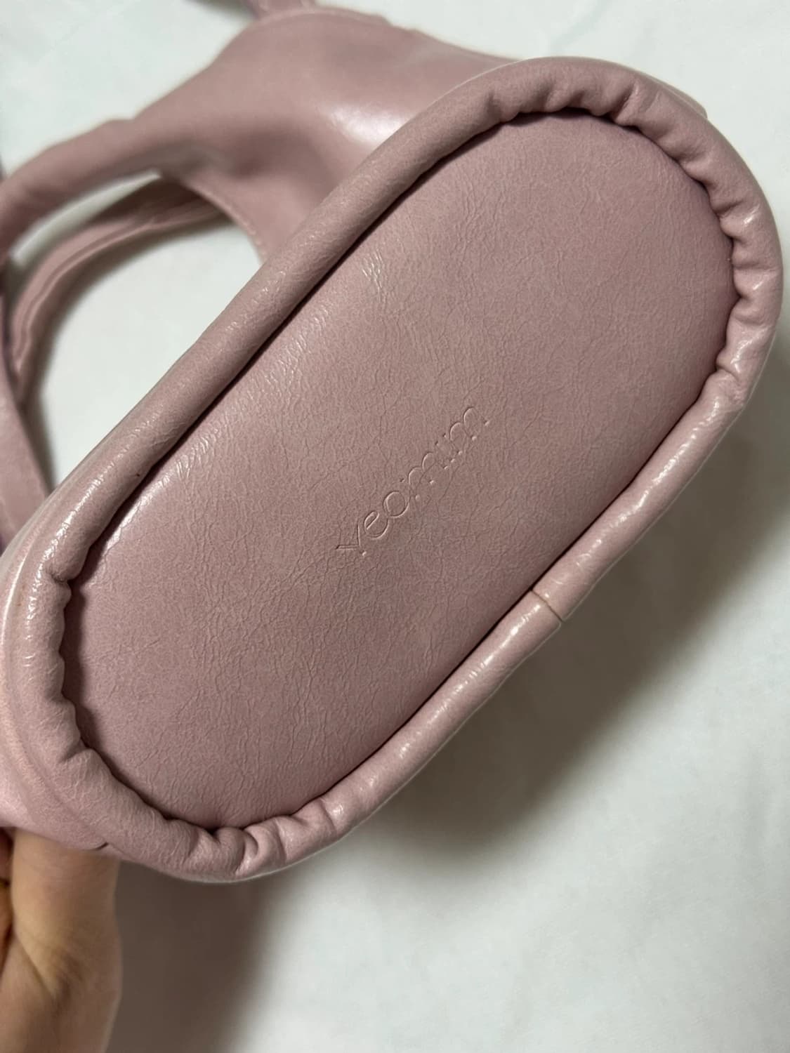 여밈 마이크로 베이스 백 핑크 (96000원) 상품이미지7