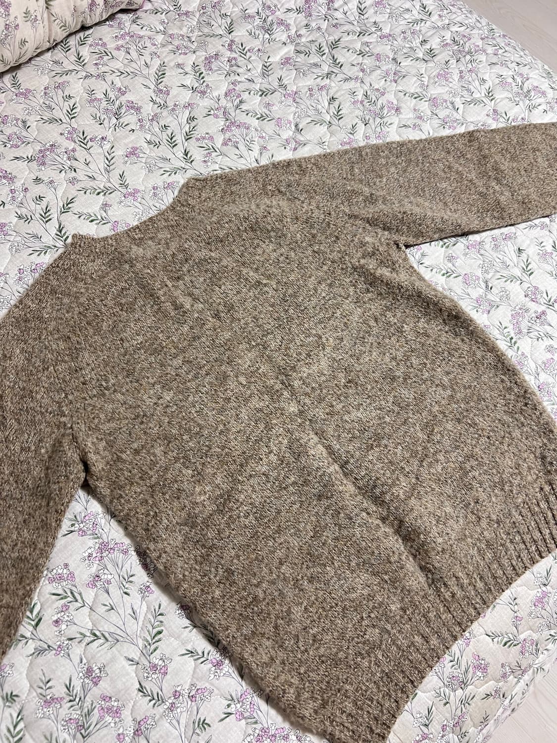 할리오브스코틀랜드 쉐기독 니트 머쉬룸 M 상품이미지4