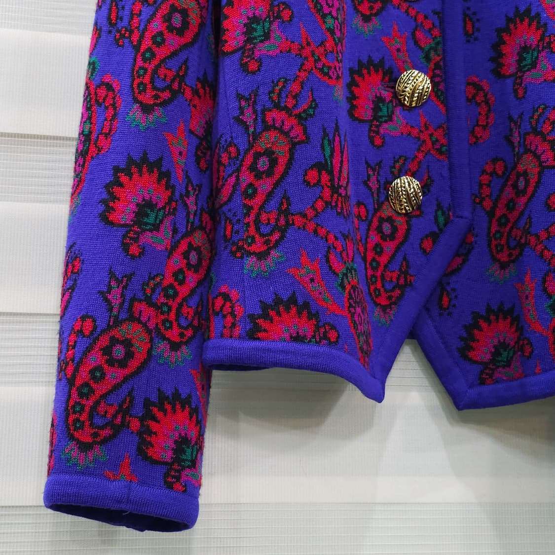 90s 입생로랑 페이즐리 니트 셋업- 우먼M 상품이미지3