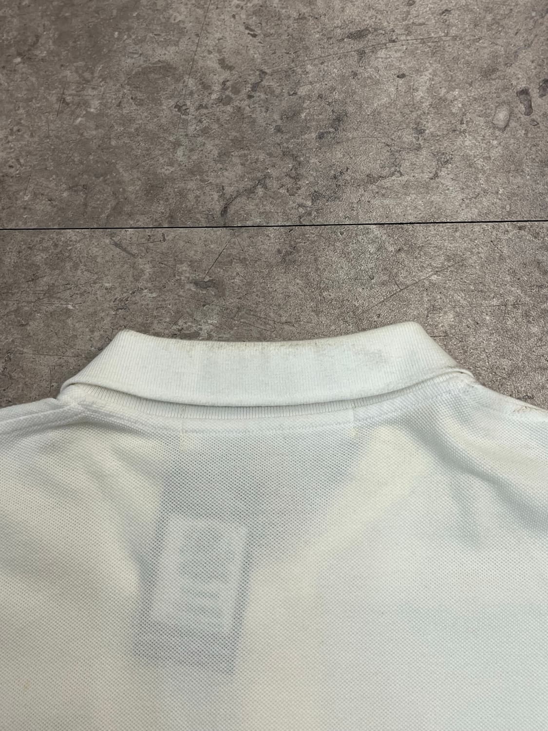 꼼데가르송 반팔 카라티 화이트 XL #csz2575 상품이미지9