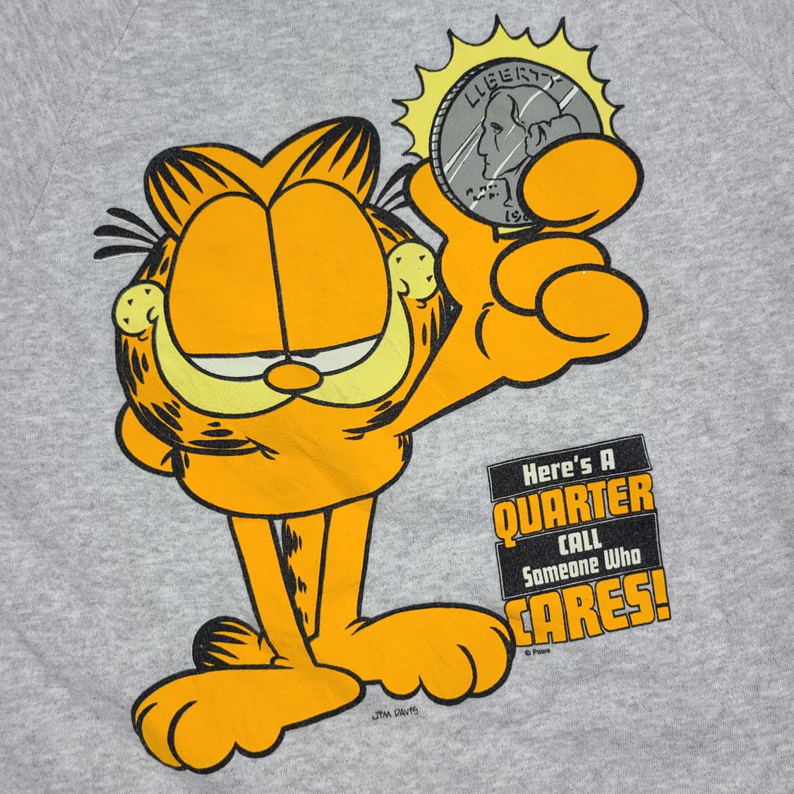 80s 가필드 미제 빈티지 스웻셔츠 상품이미지2