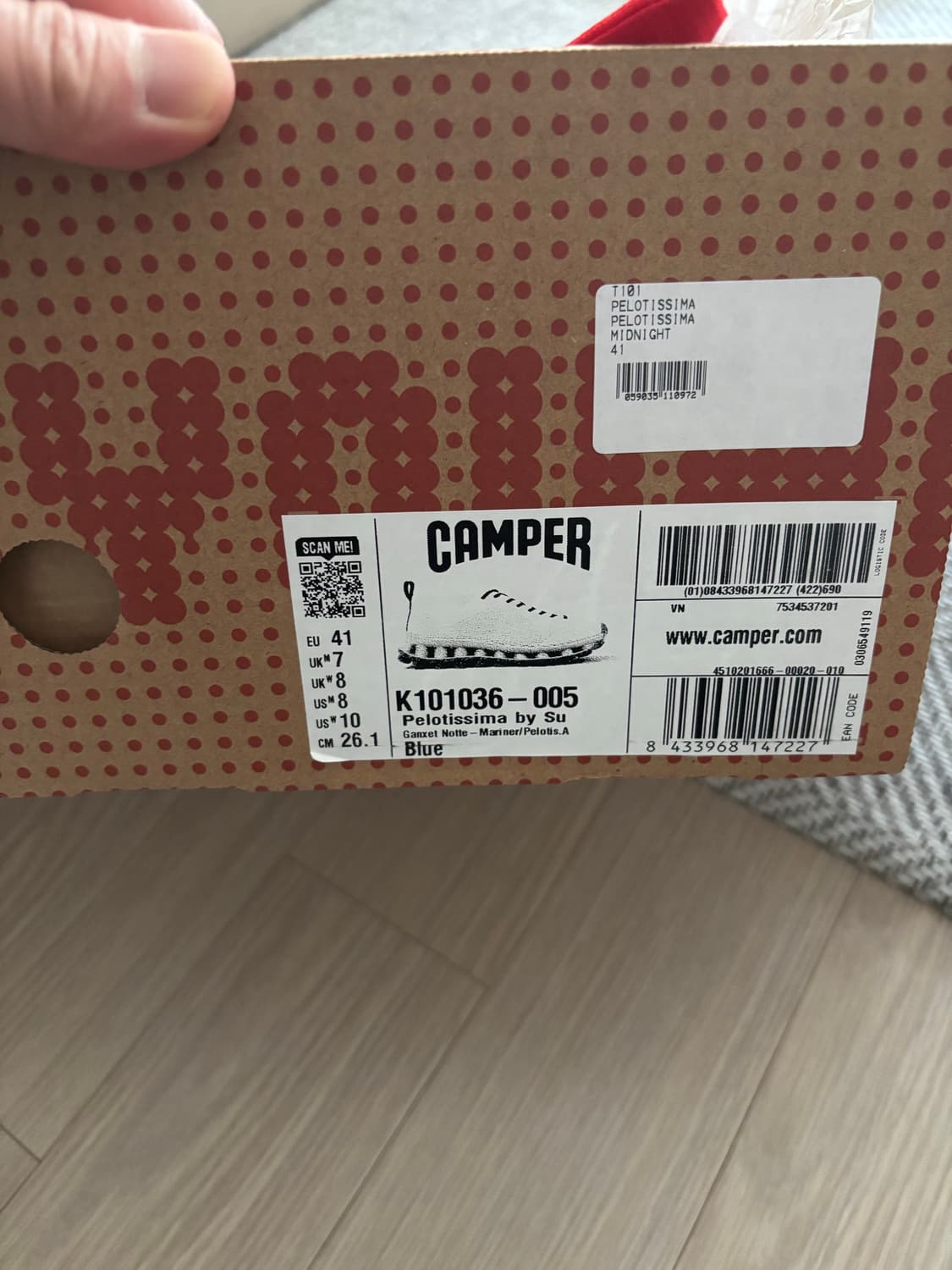 (41) 캠퍼 써네이 펠로티시마 네이비 상품이미지3