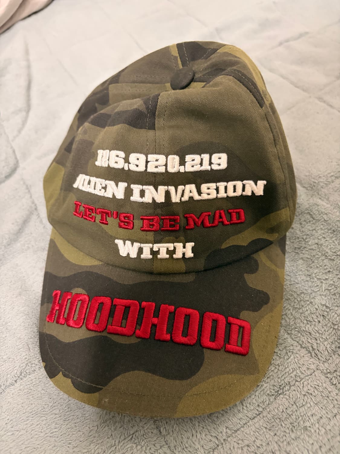 후드후드 카모 볼캡 상품이미지1