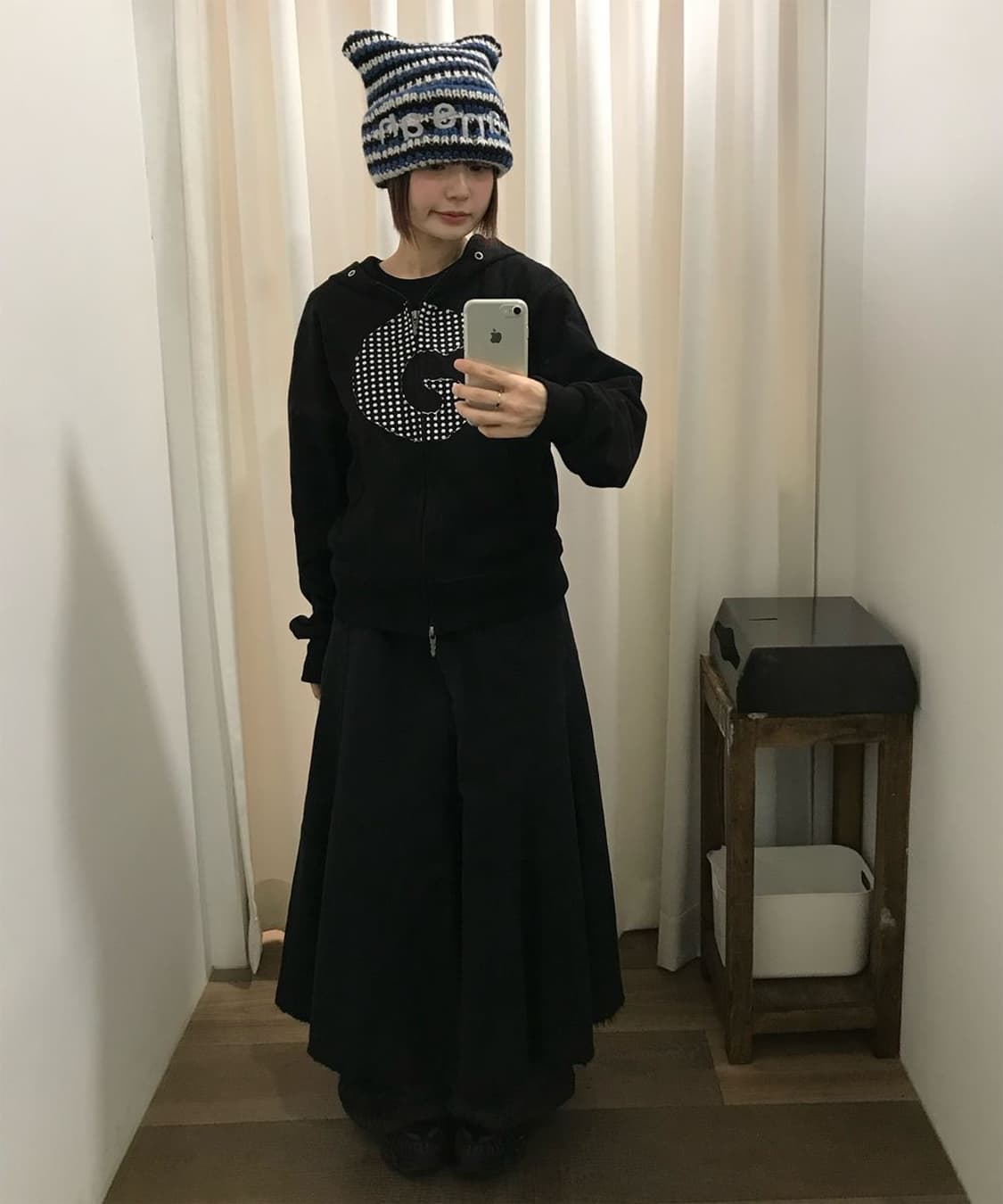 탄산 마그네슘 혼아케 후드집업 m 상품이미지1