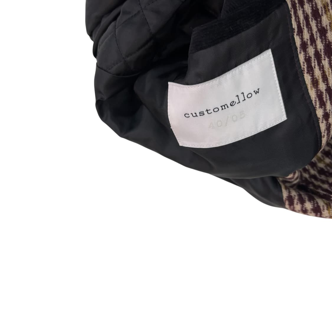 커스텀멜로우 하운드투스 신슐레이트 울 코트 상품이미지4