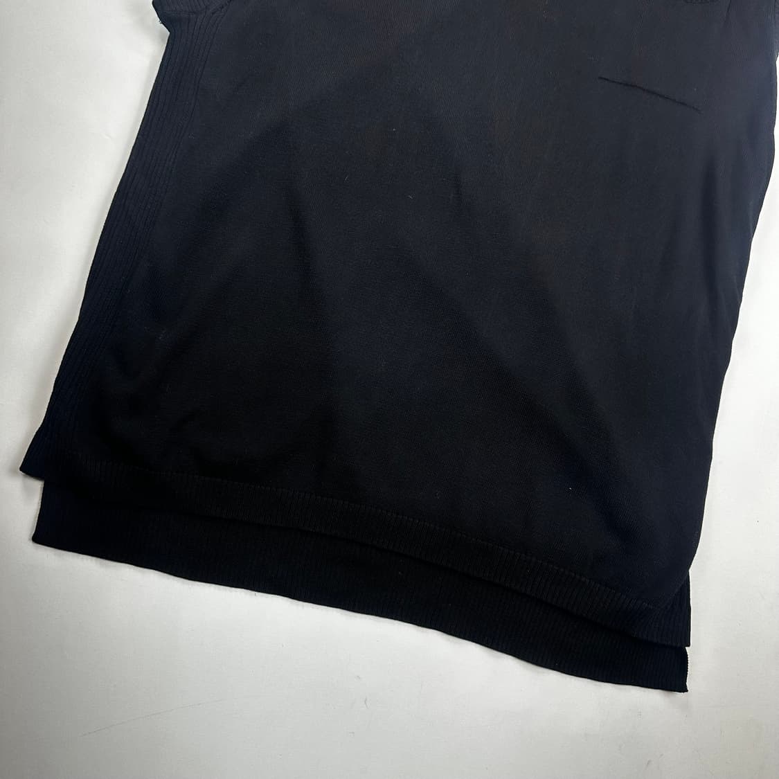 어나더오피스 니트베스트 블랙 상품이미지3