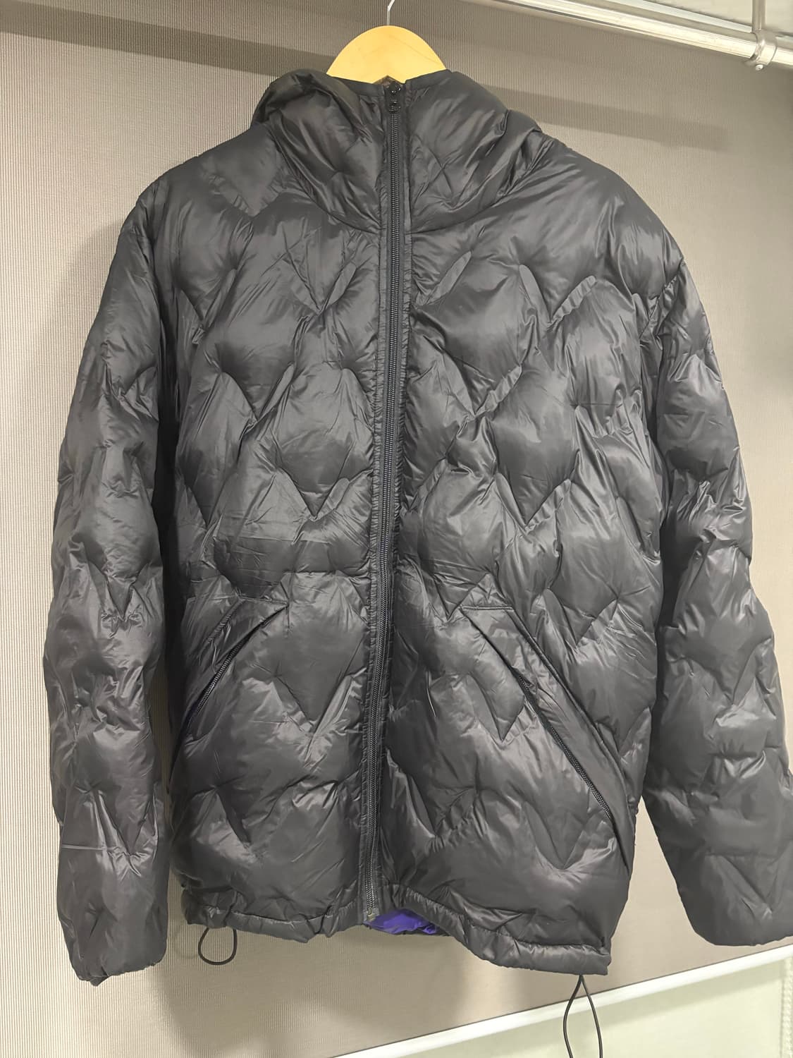 [L] UNITED AVIATION 몽벨맛 패딩 블랙 상품이미지1