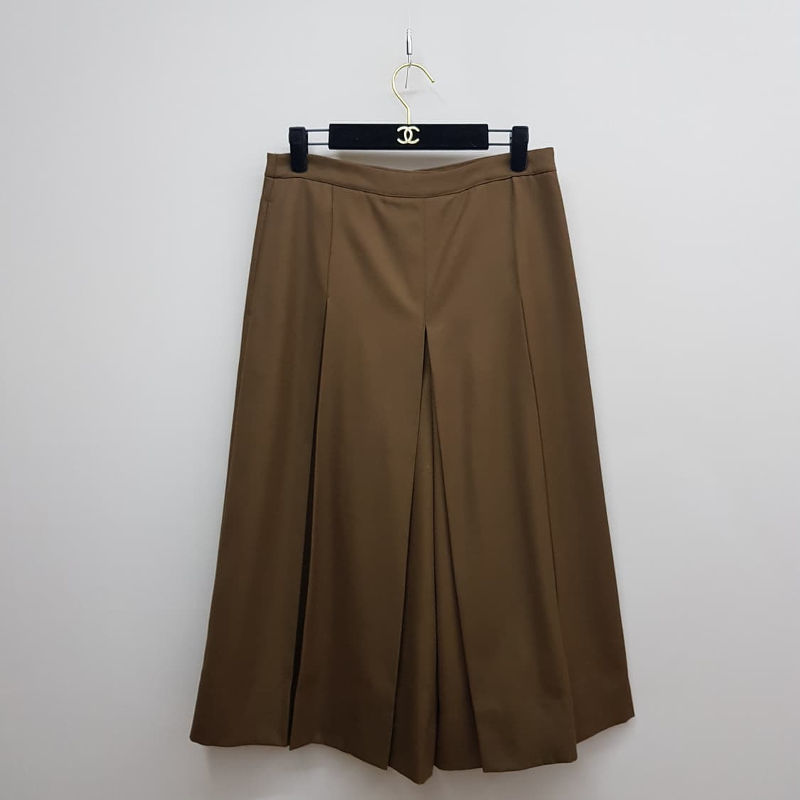 한섬 시스템 울 플리츠 미디 팬츠 67-98사이즈 상품이미지1