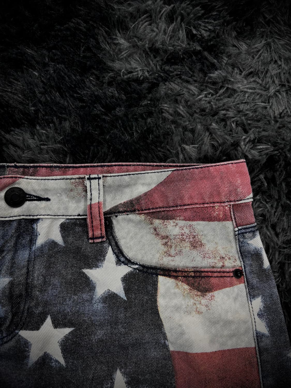 성조기 패턴 숏팬츠 상품이미지4