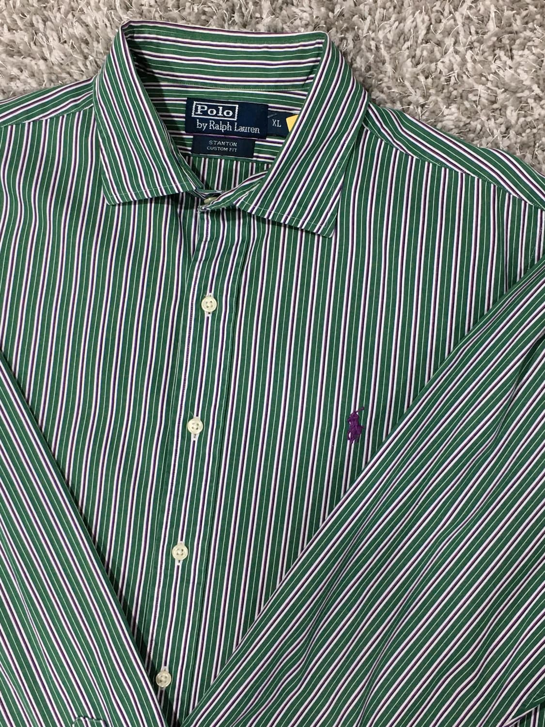 폴로 랄프로렌 스트라이프 긴팔 셔츠 상품이미지3