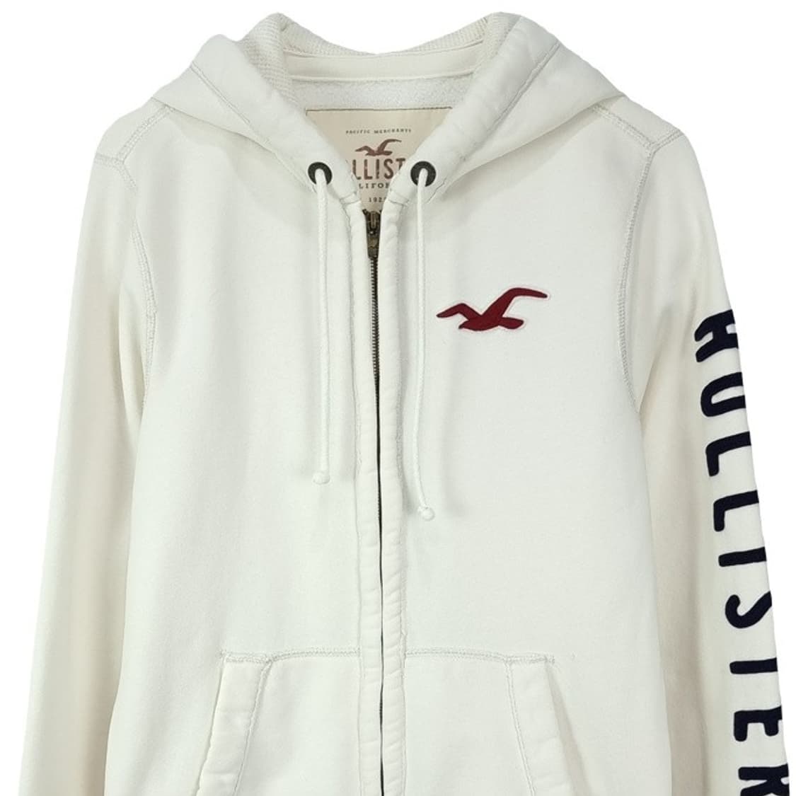 [홀리스터] Y2K 후드 집업 화이트 M18527 상품이미지4