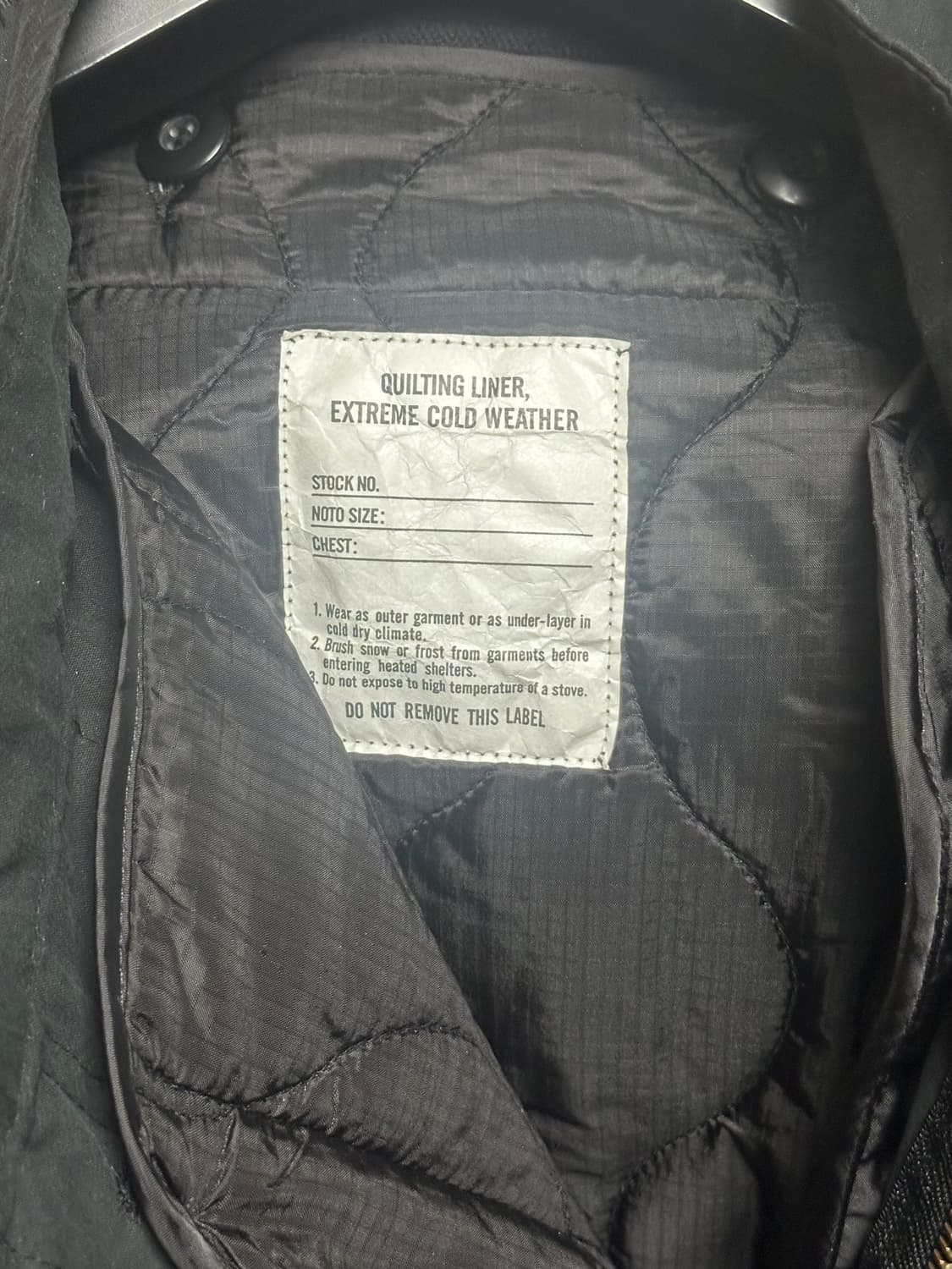 프릭스 스토어 M65 개파카 내피 세트 블랙 L 상품이미지2