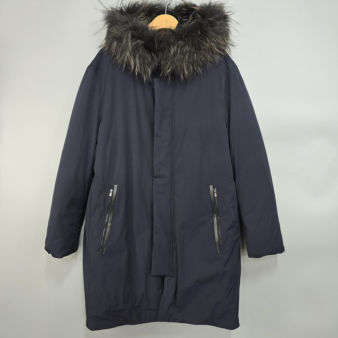 주카스페이스(ZUCA_SPACE) 퍼후드 롱패딩 48 상품이미지1