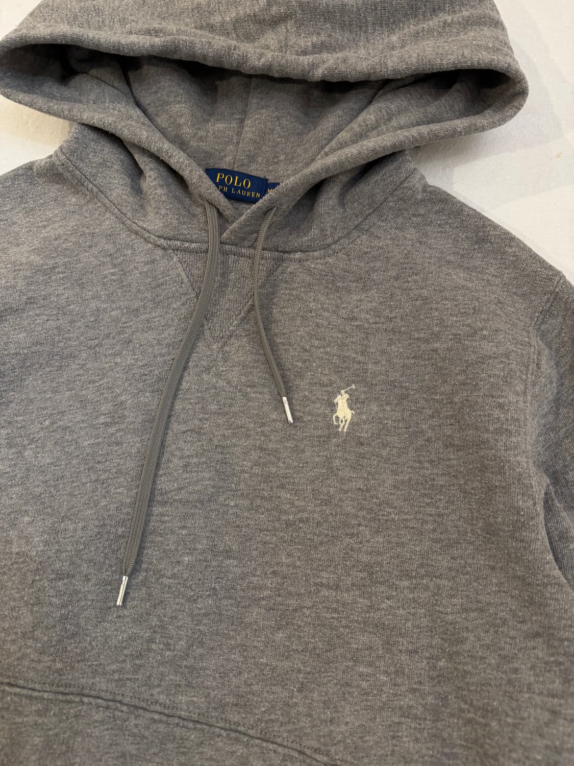 신형) 폴로 랄프로렌 포니로고 후드티 그레이 상품이미지2