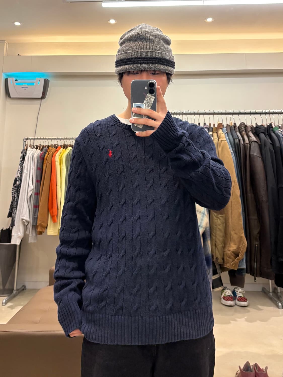 폴로 랄프로렌 꽈배기 니트 상품이미지5