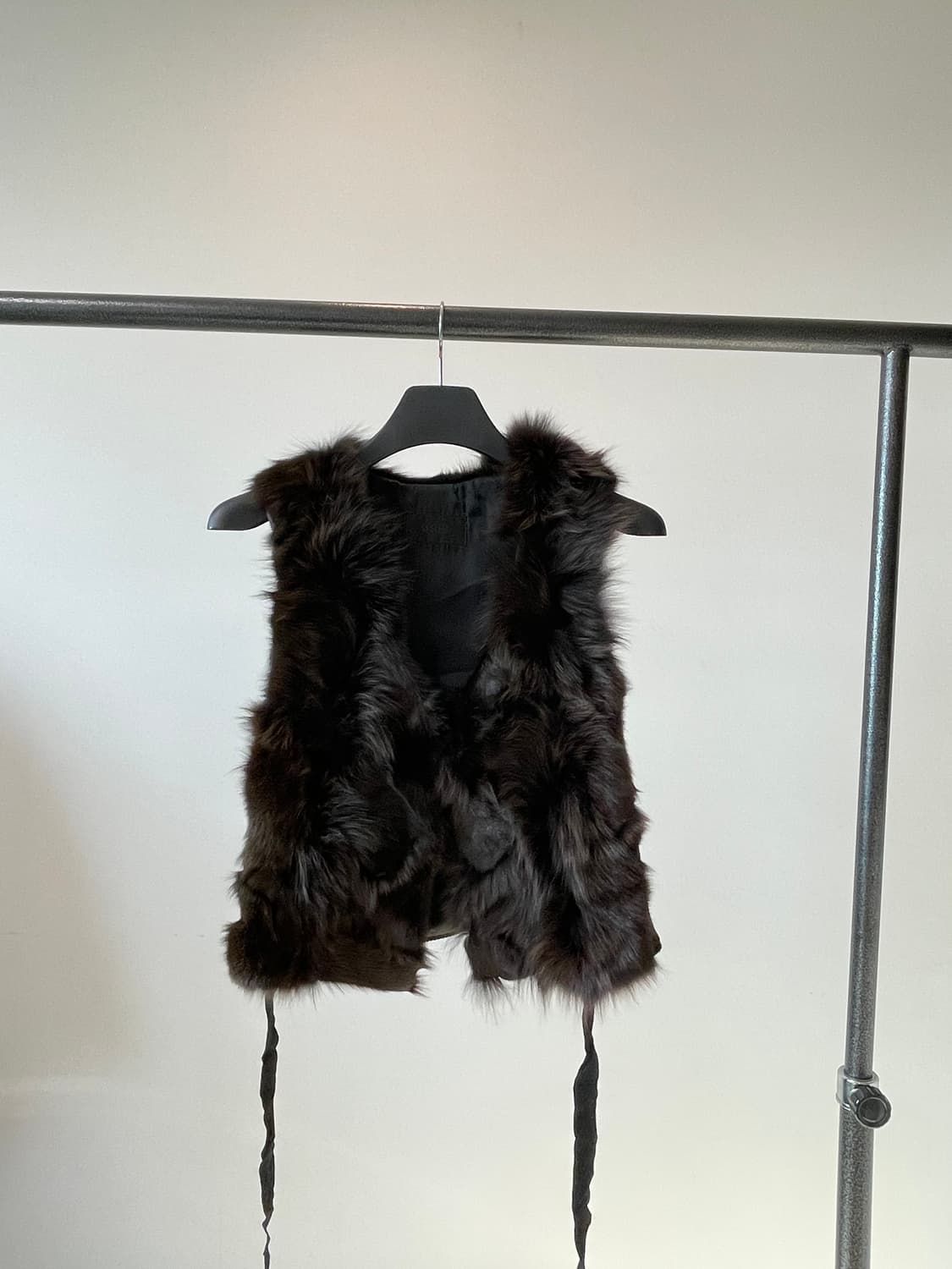 SYSTEM 시스템 폭스 퍼 베스트 상품이미지1