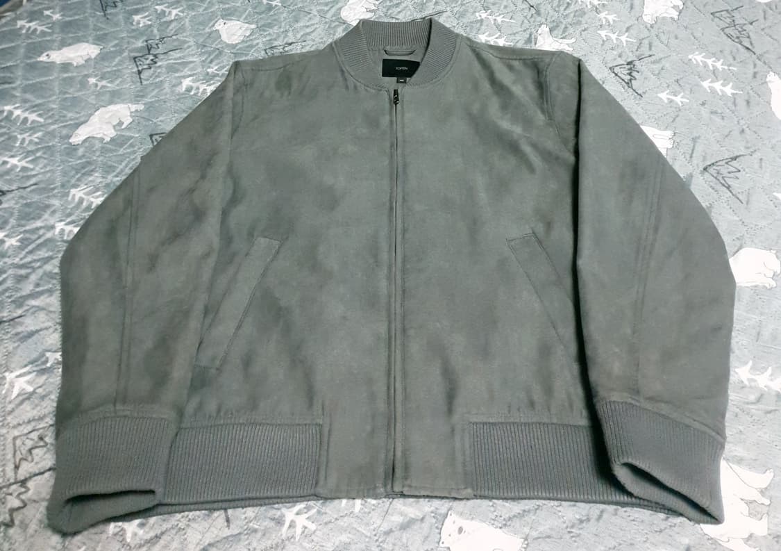 탑텐 스웨이드 블루종 자켓 연카키 (100) 상품이미지1