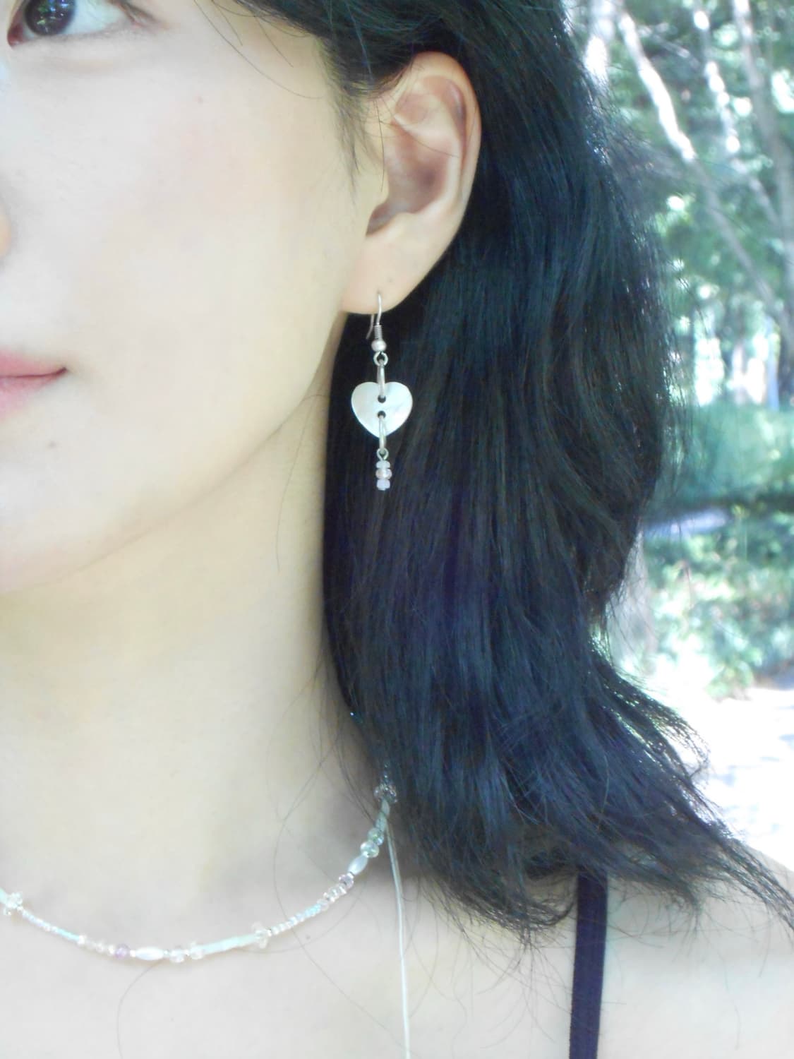 Pale Heart Earrings 상품이미지2
