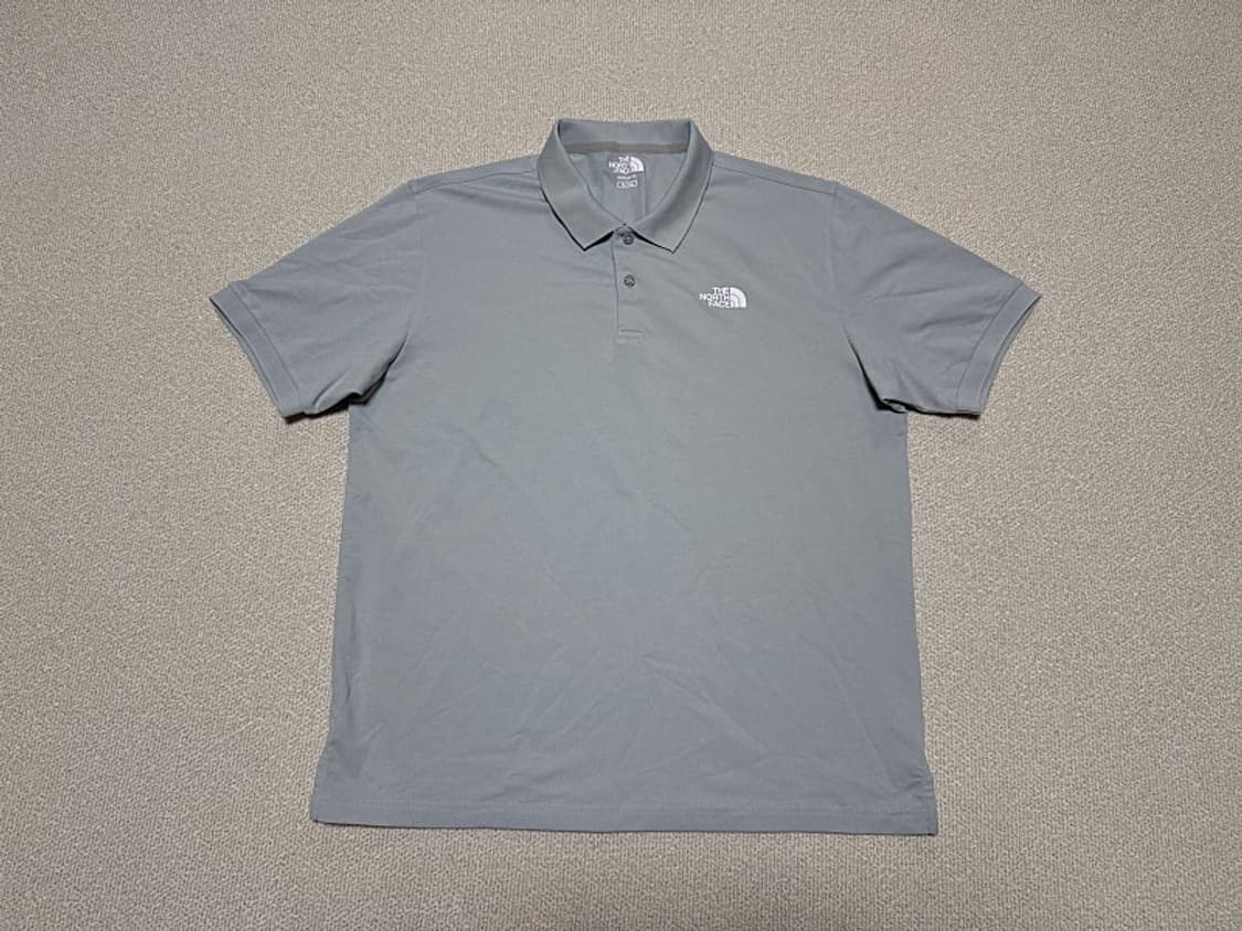 노스페이스 반팔 카라 티셔츠 남성용 105사이즈 상품이미지1