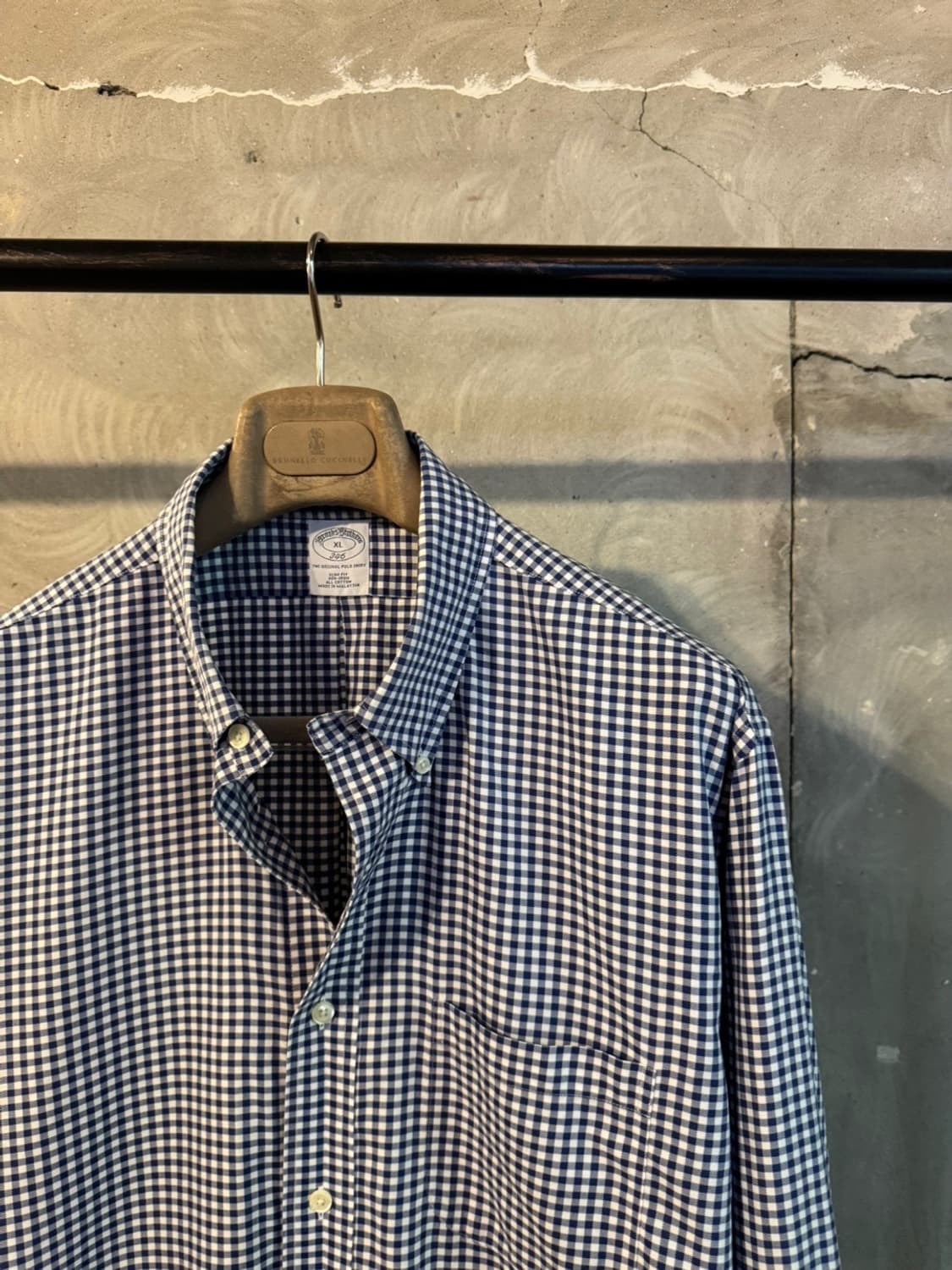 브룩스 브라더스 깅엄 버튼다운 셔츠 105 상품이미지7