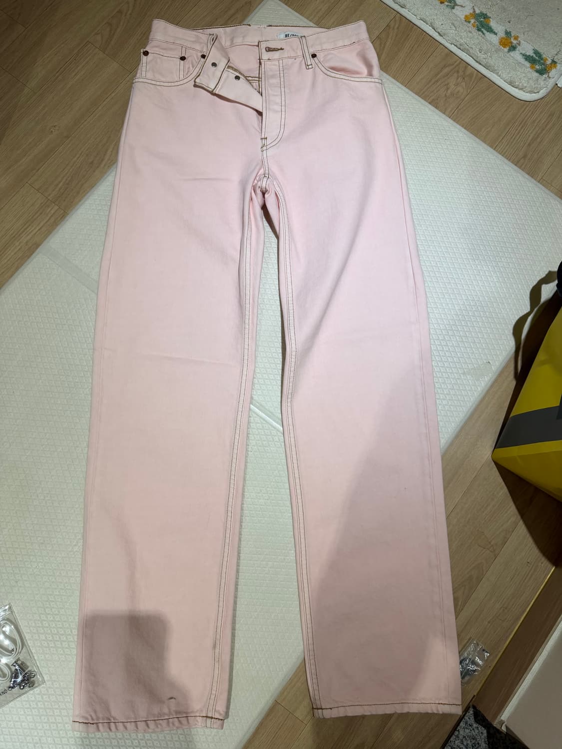 리던 핑크데님 팬츠 상품이미지1